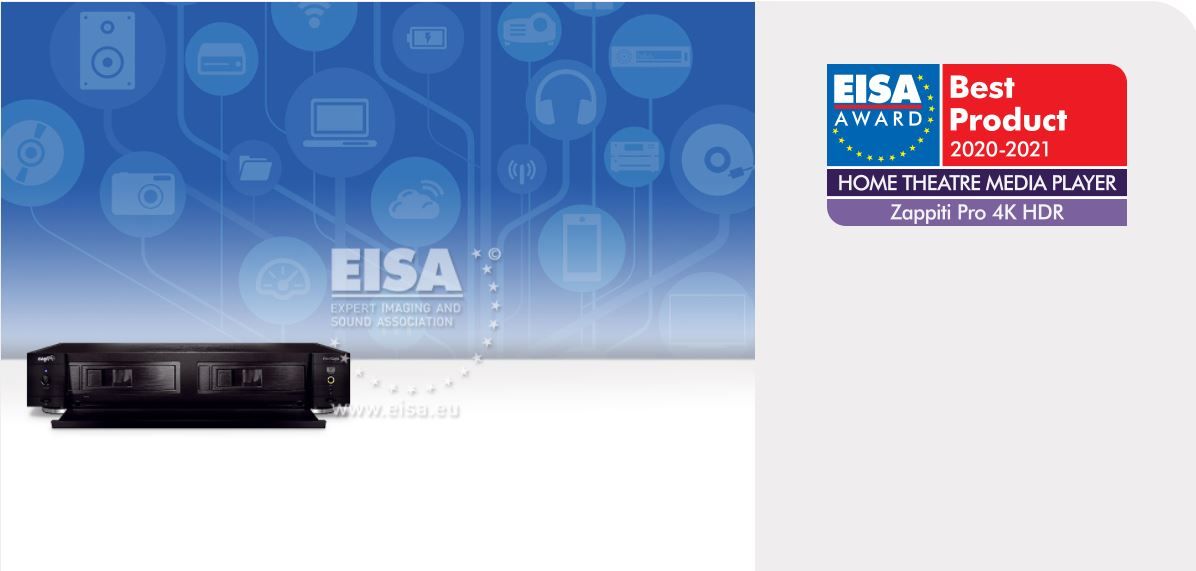bild till EISA Årets bästa mediaspelare för hemmabio 2020-2021