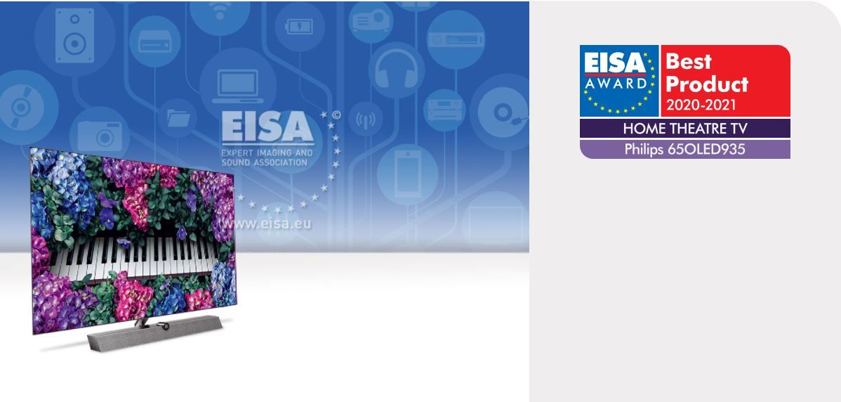 bild till EISA Årets bästa TV för hemmabio 2020-2021