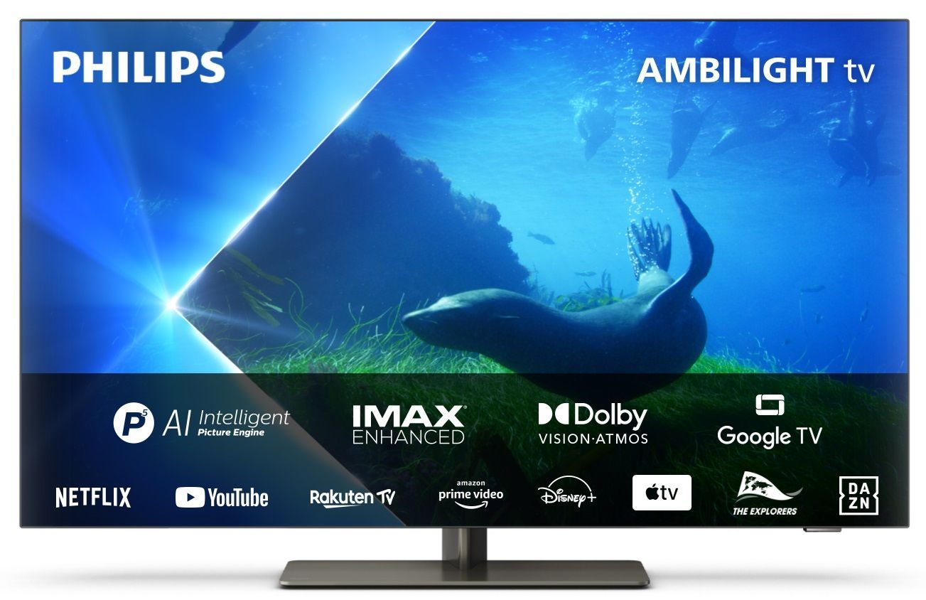 TV-apparater Philips 55OLED808 OLED 4K Ambilight Google TV