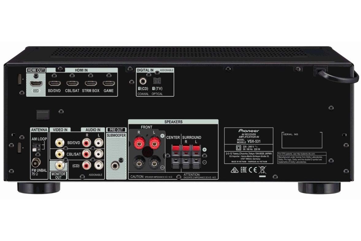 Pioneer VSX-531 - A/V-Receiver - Förstärkare