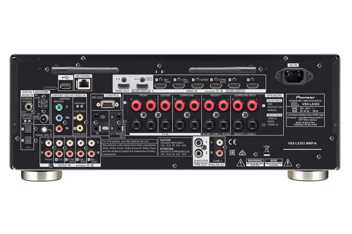 Pioneer VSX-LX303 - A/V-Receiver - Förstärkare