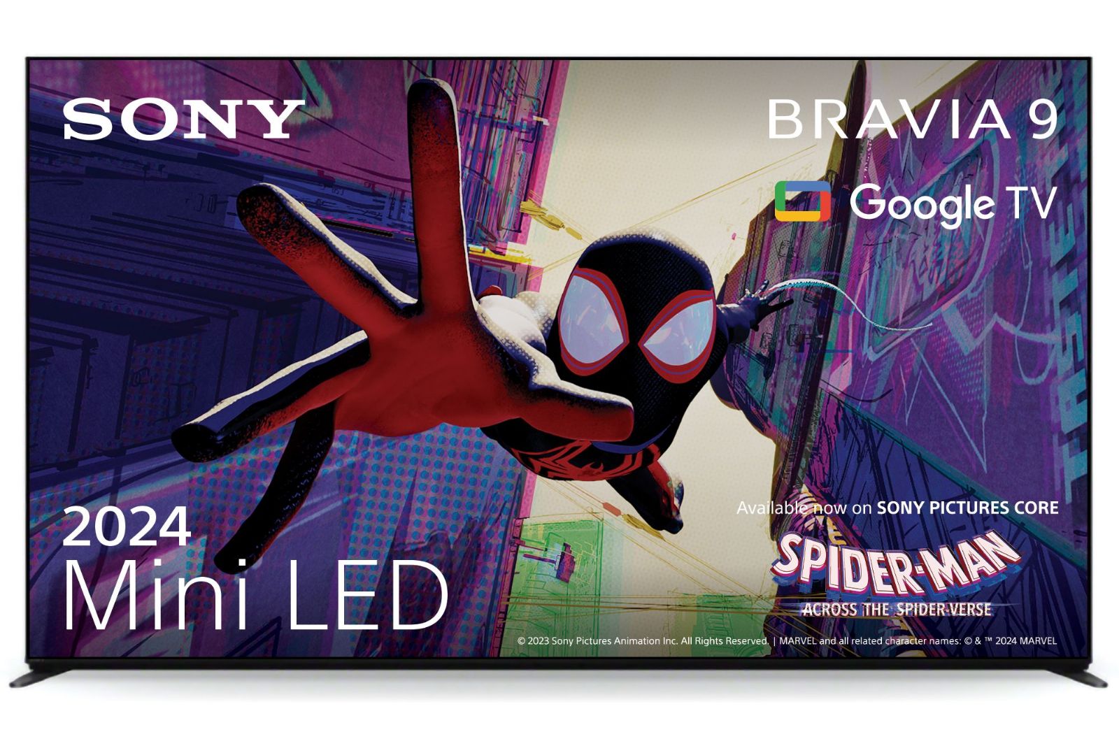 TV-apparater Sony 85 tum Bravia 9 4K Mini-LED Google-TV