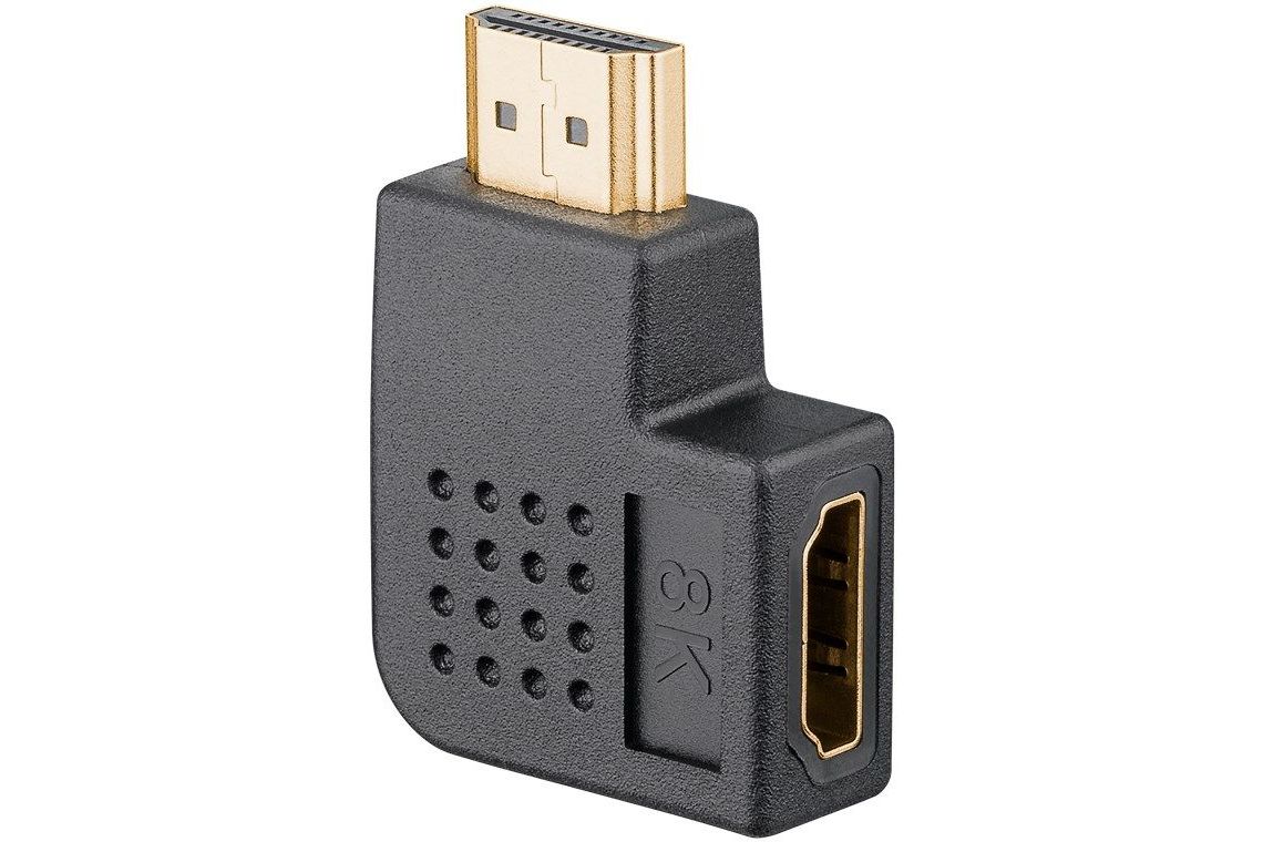 Kablar Goobay HDMI adapter Horisontal 90 grader 8K