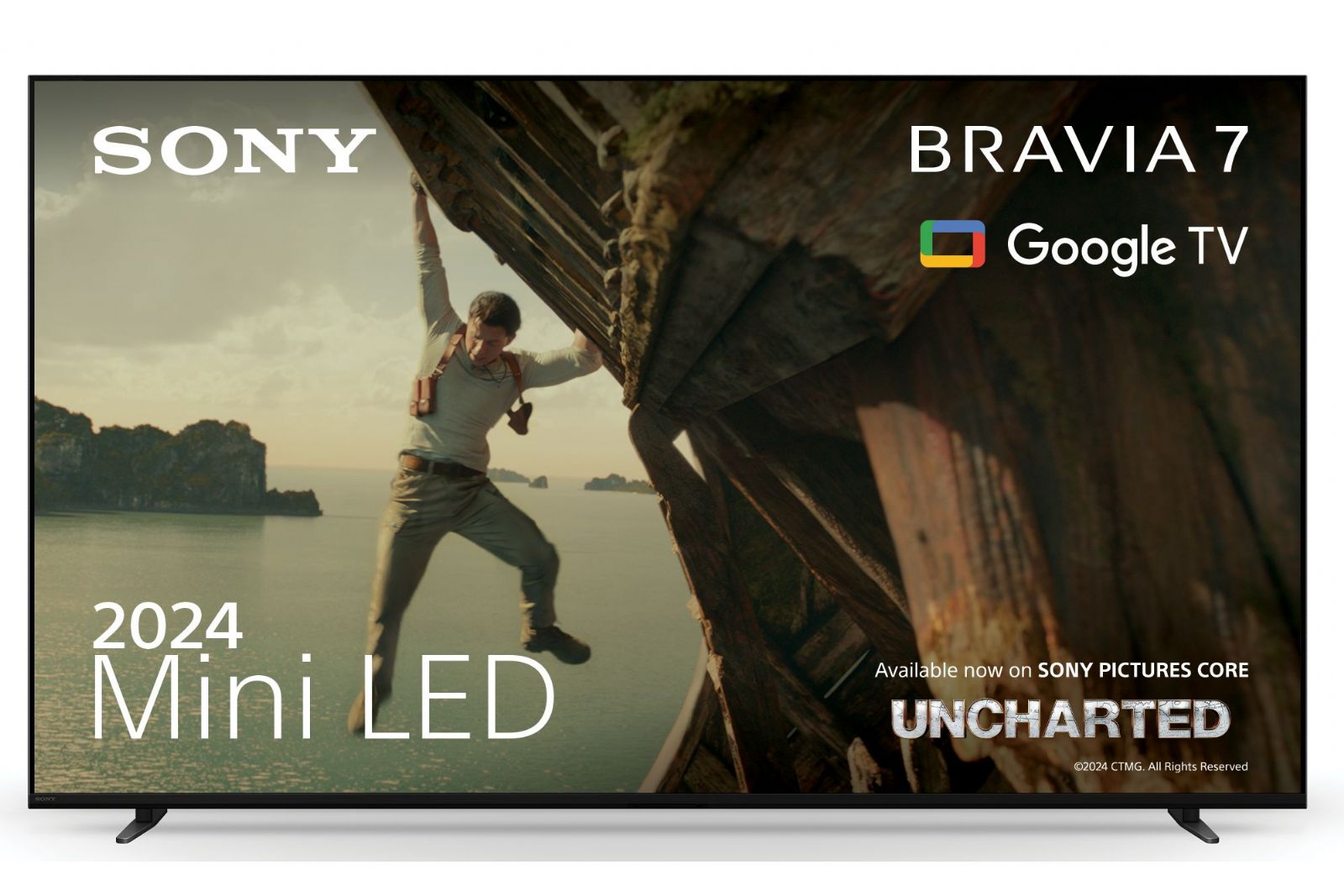 TV-apparater Sony 85 tum Bravia 7 4K Mini-LED Google-TV