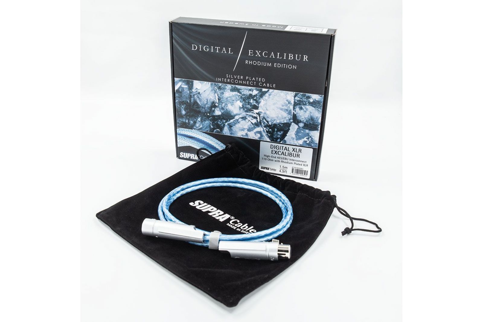 Kablar Supra Digital XLR Excalibur Rhodium