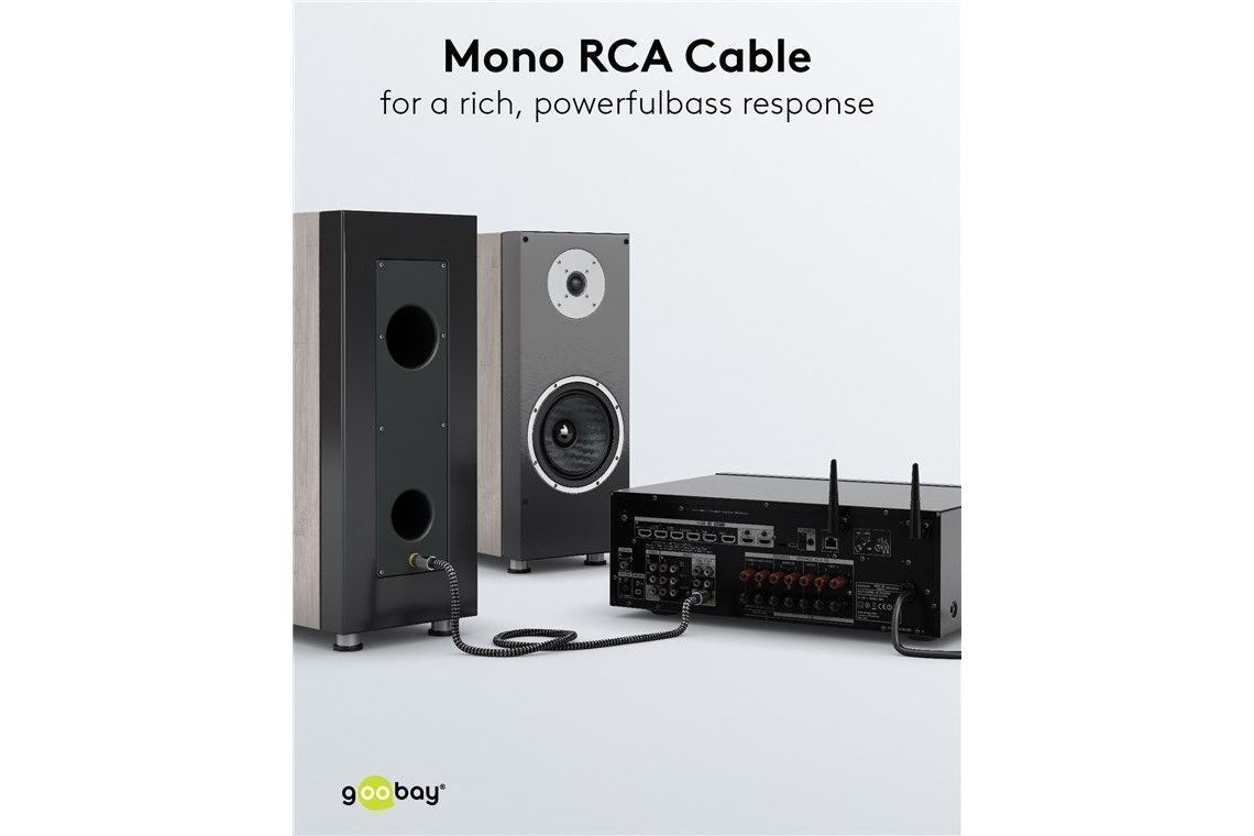 Kablar Goobay Plus Mono RCA - RCA