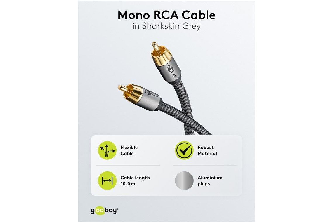 Kablar Goobay Plus Mono RCA - RCA