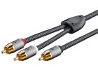 Goobay Plus Mono Y-kabel 1 RCA - 2 RCA