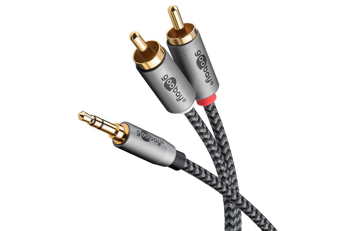 Kablar Goobay Plus stereo 3.5 mm - 2 RCA 