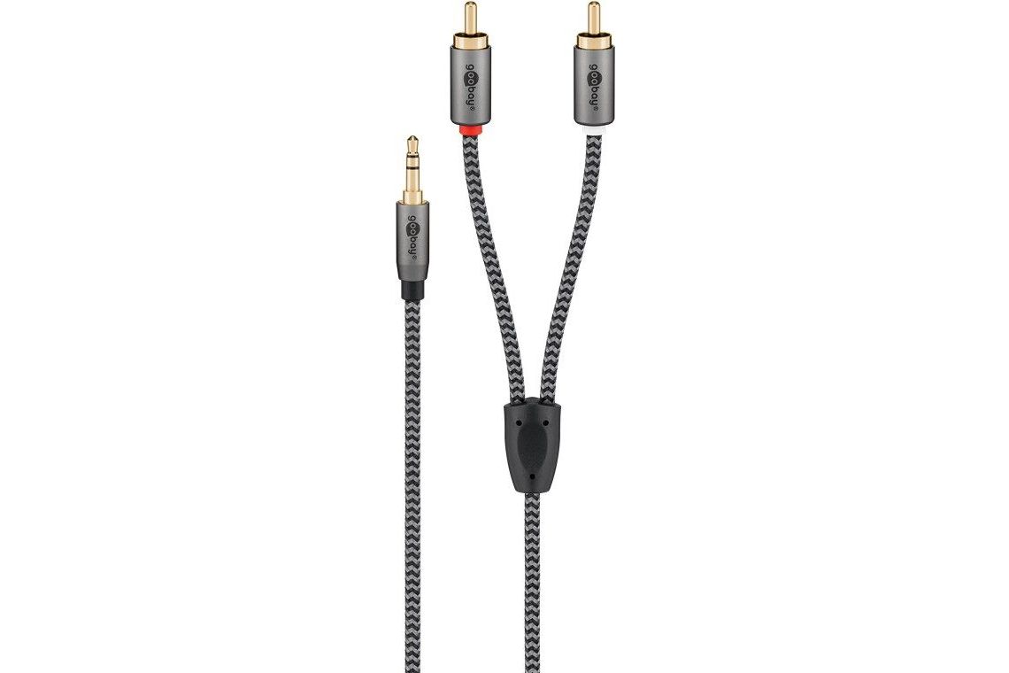 Kablar Goobay Plus stereo 3.5 mm - 2 RCA 