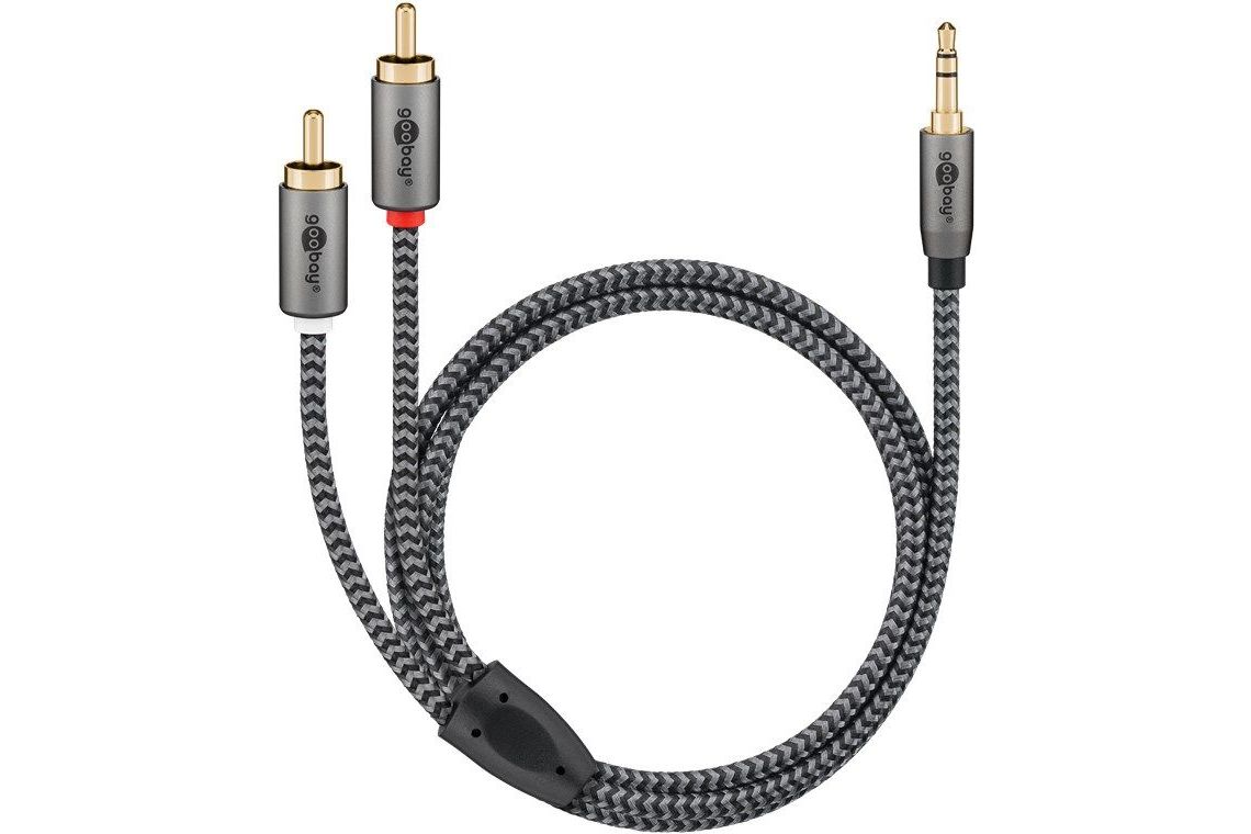 Kablar Goobay Plus stereo 3.5 mm - 2 RCA 