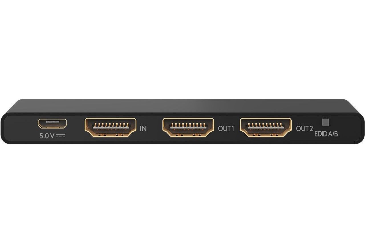 Tillbehör Goobay HDMI Splitter 1 till 2 upp till 4K 60Hz