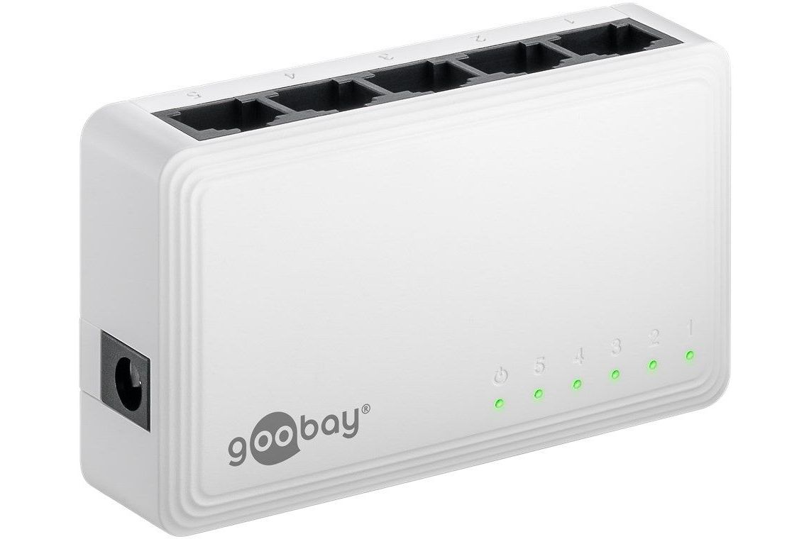 Nätverk Goobay 5-port Gigabit Ehternet switch