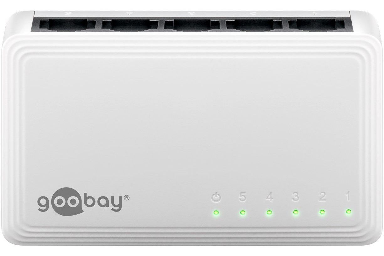 Nätverk Goobay 5-port Gigabit Ehternet switch