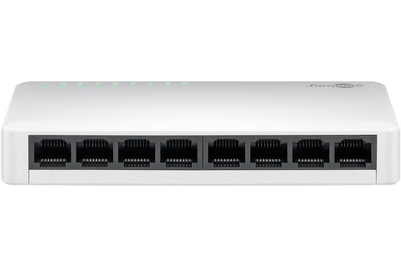 Nätverk Goobay 8-port Gigabit Ehternet switch