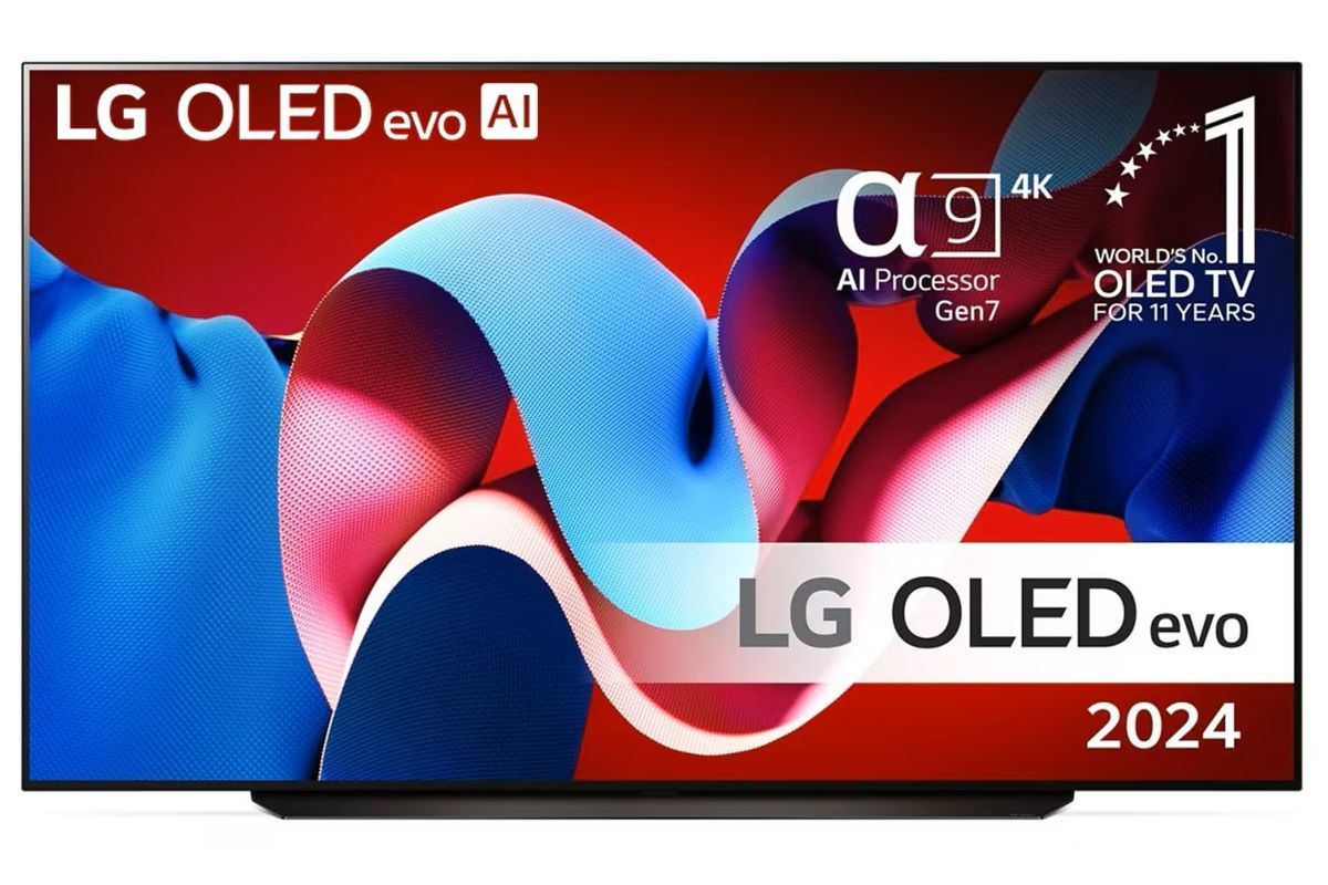 TV-apparater LG OLED83C44LA evo AI 4K Smart-TV 2024