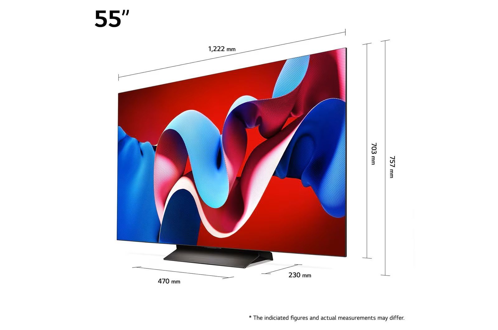 TV-apparater LG OLED55C44LA evo AI 4K Smart-TV 2024