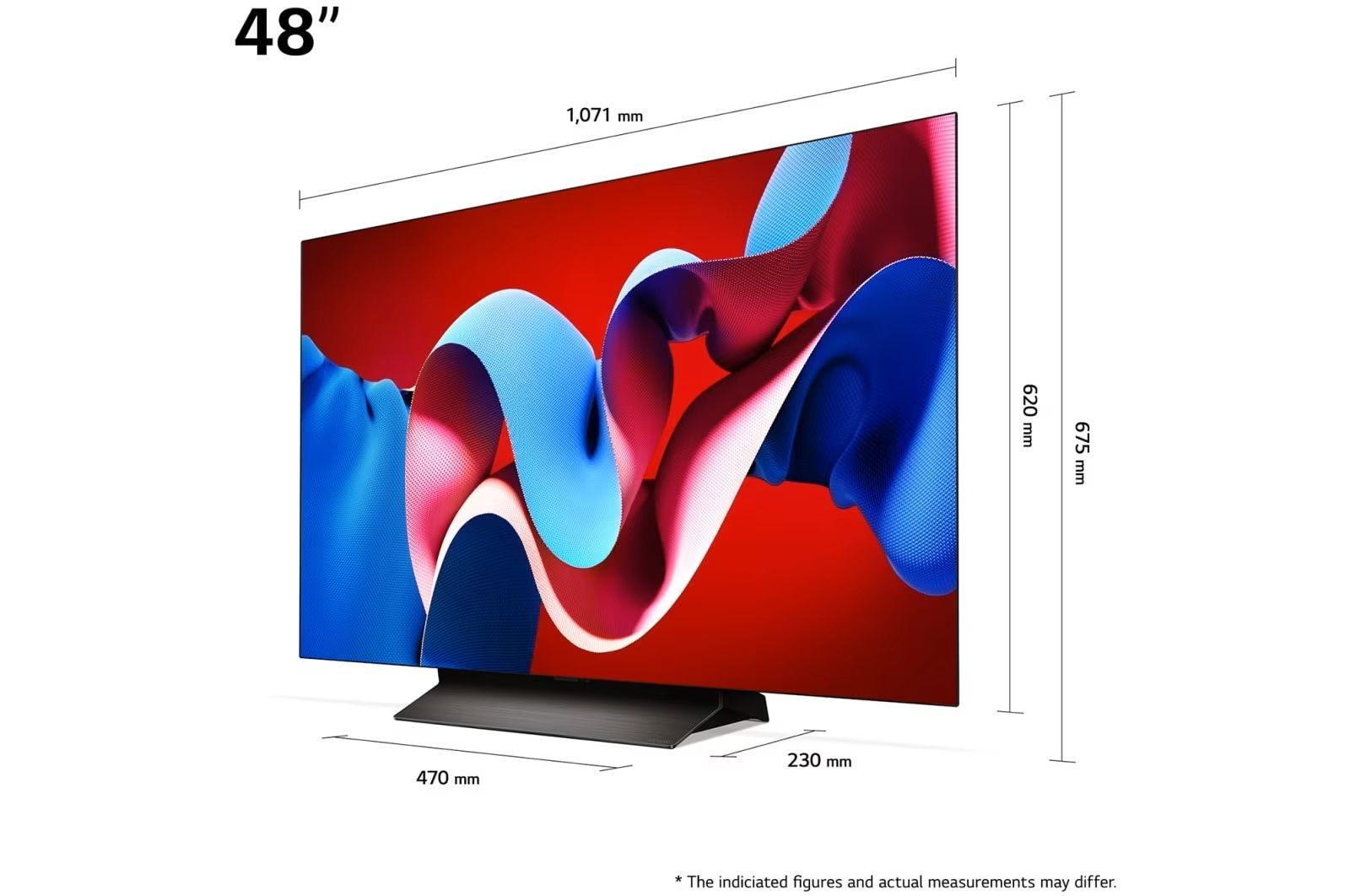 TV-apparater LG OLED48C44LA evo AI 4K Smart-TV 2024