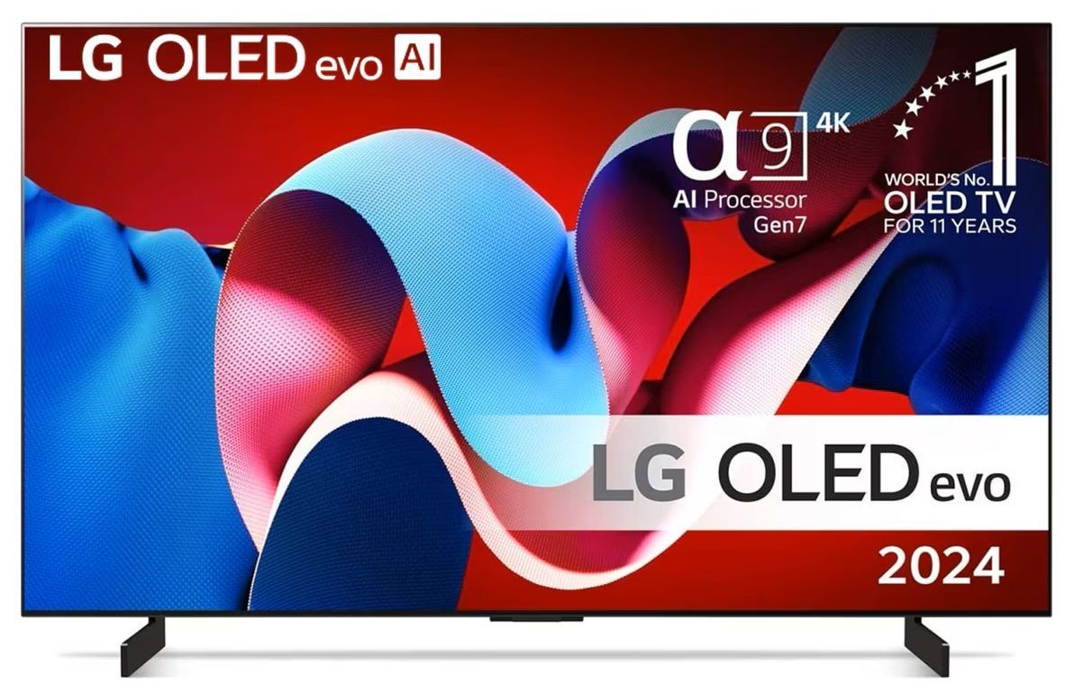 TV-apparater LG OLED42C44LA evo AI 4K Smart-TV 2024