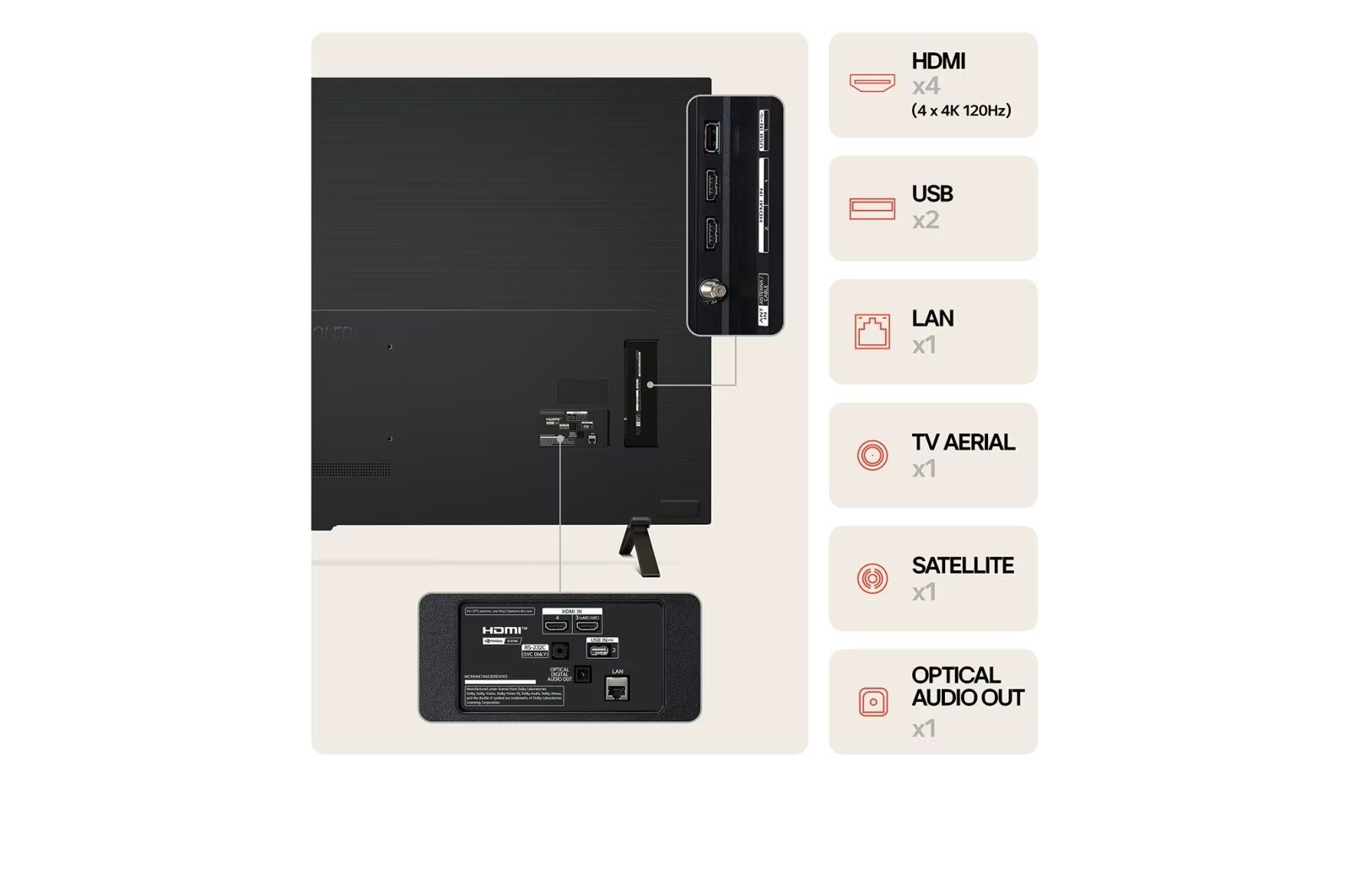 TV-apparater LG OLED77B46LA 4K OLED AI Smart-TV