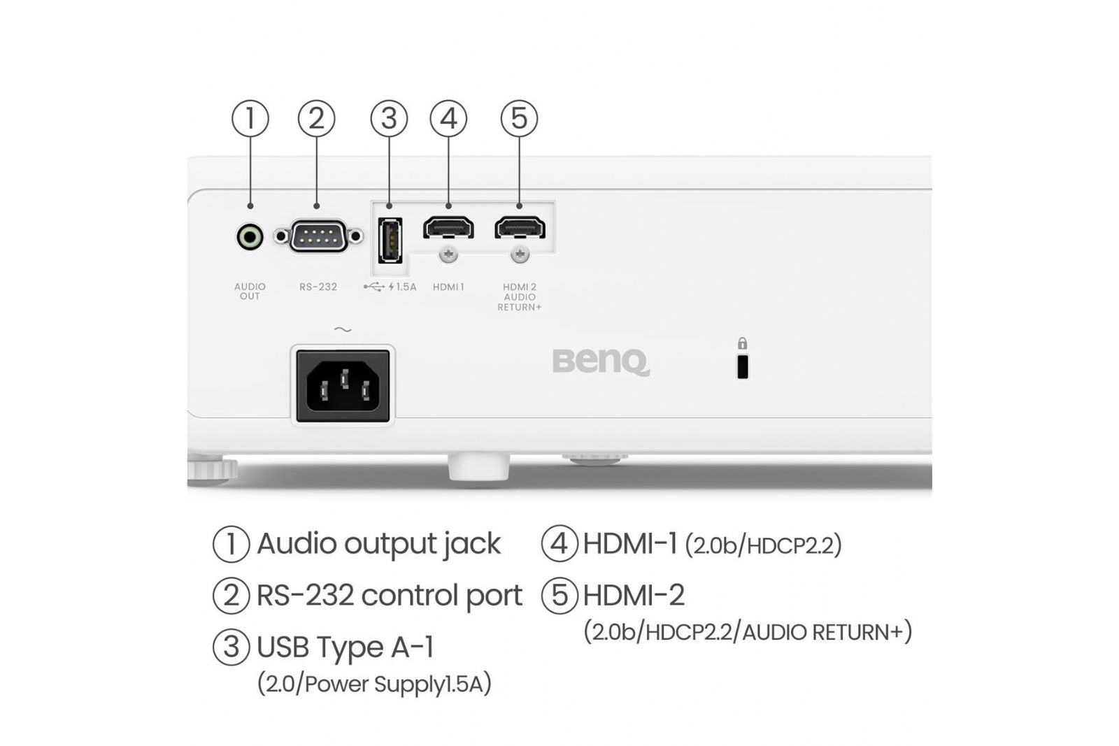 Projektorer BenQ TK710 4K Laser DLP-projektor