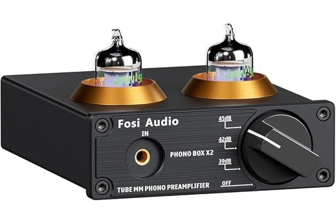 Vinyl Fosi Audio Box X2 rörbaserat RIAA-steg