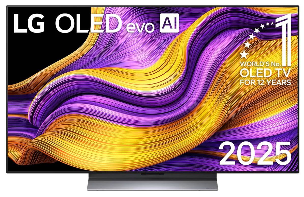 TV-apparater LG OLED48G56LS evo AI G5 4K med bordsstativ
