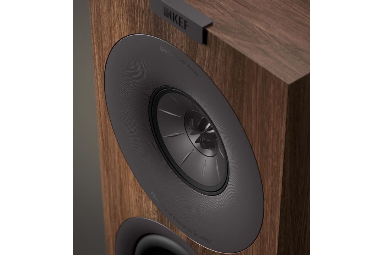 Högtalare KEF Q11 Meta 3-vägs Valnöt Demo