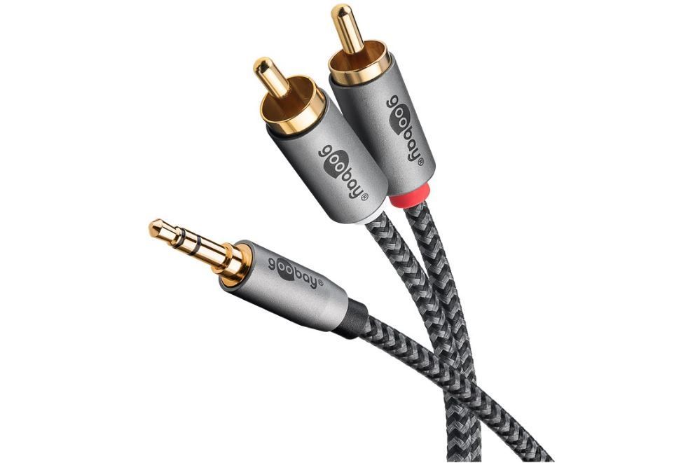 Kablar Goobay 3.5 mm till Stereo RCA 
