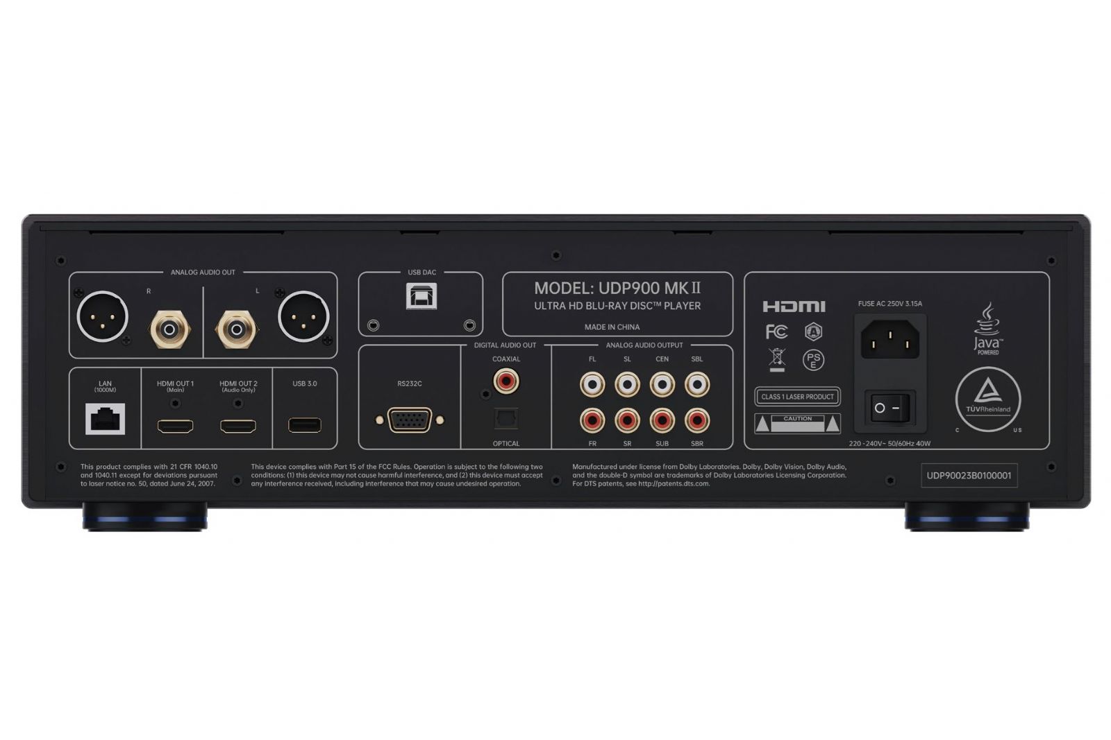 Blu-Ray/Mediaspelare Magnetar-Audio UDP900 MKII