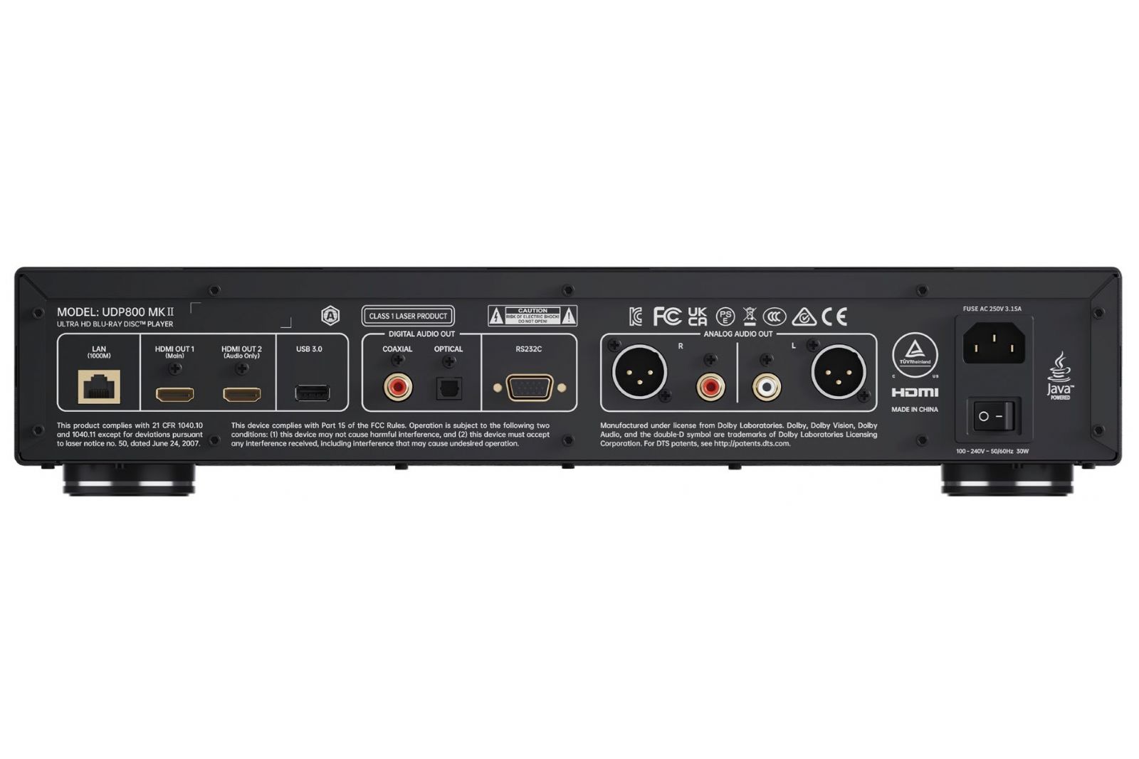 Blu-Ray/Mediaspelare Magnetar-Audio UDP800 MKII