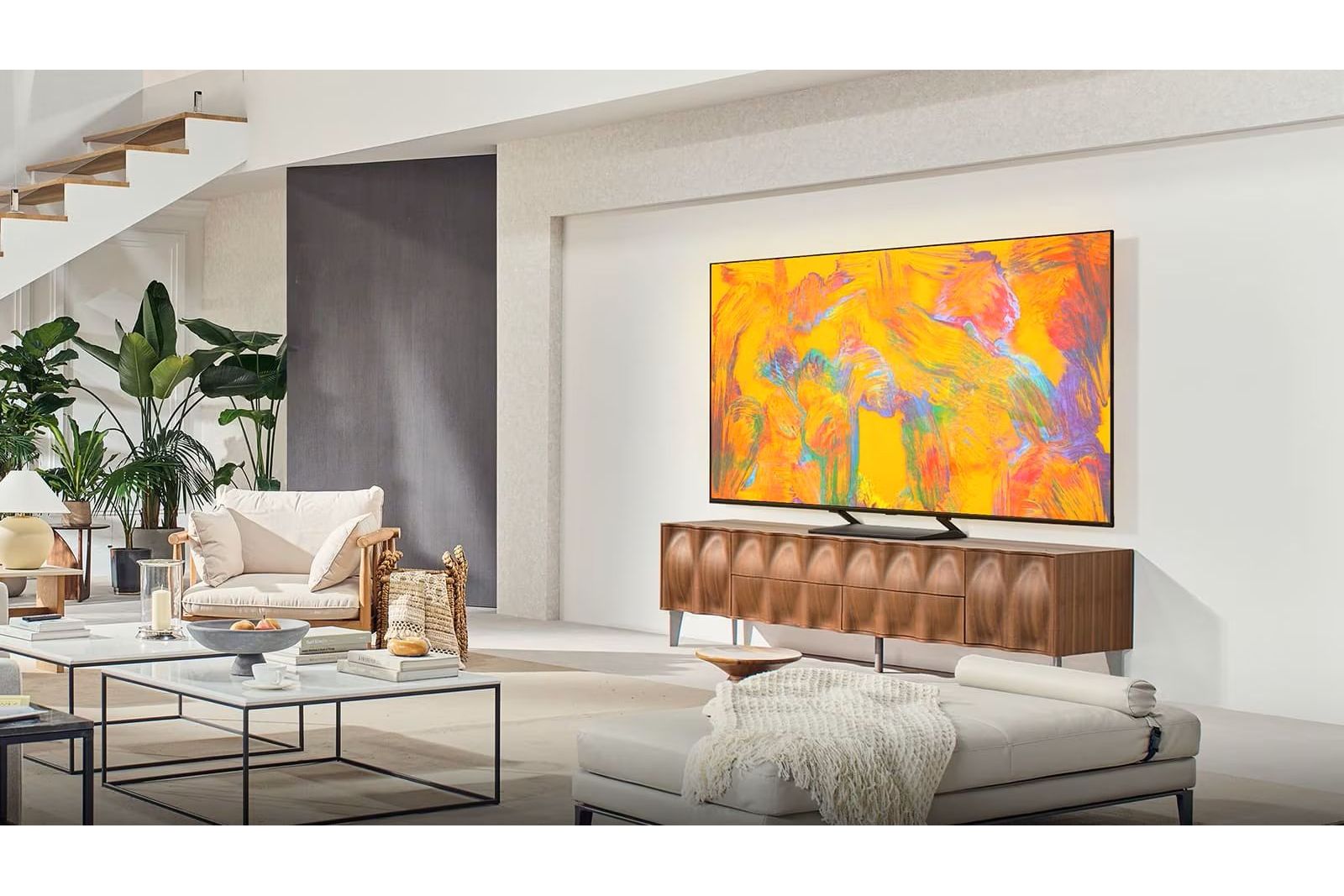 TV-apparater LG 85QNED93A6A MiniLED 4K Smart TV 2025