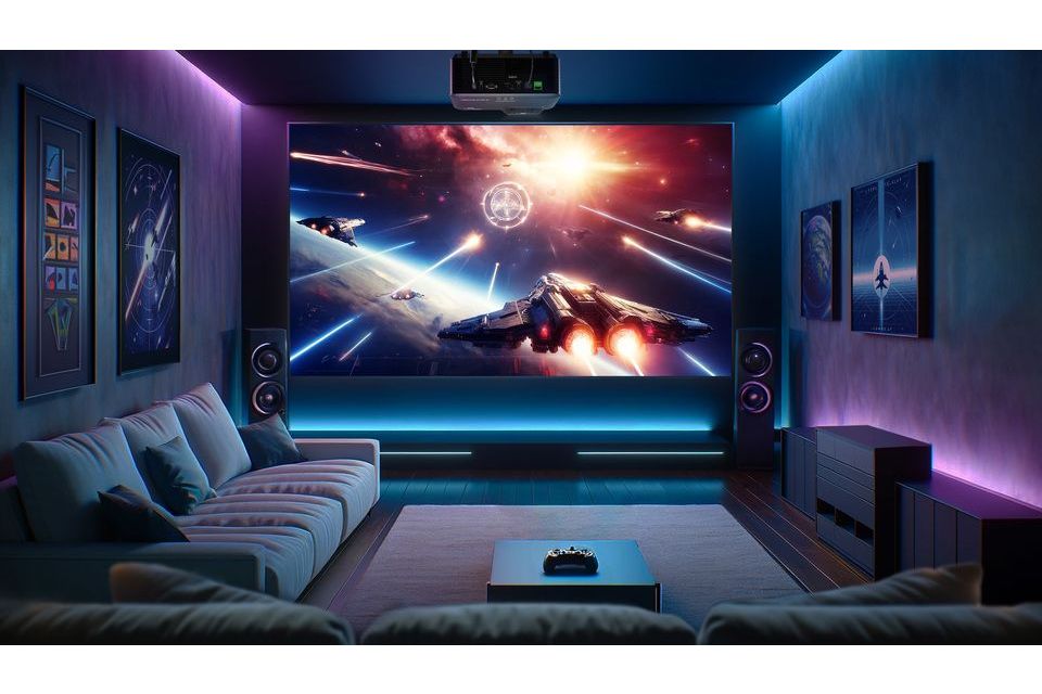 Projektorer ViewSonic LX700-4KC 4K HDR RGB Laser projektor