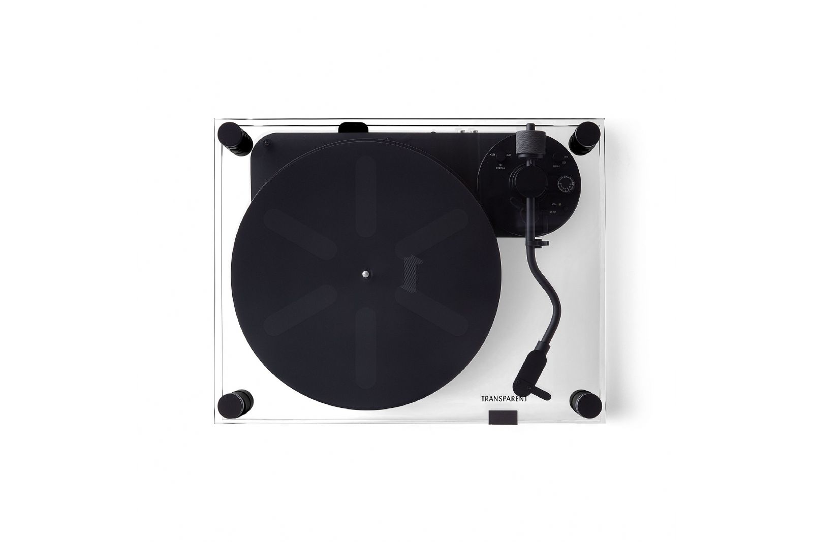 Vinyl Transparent Audio Turntable