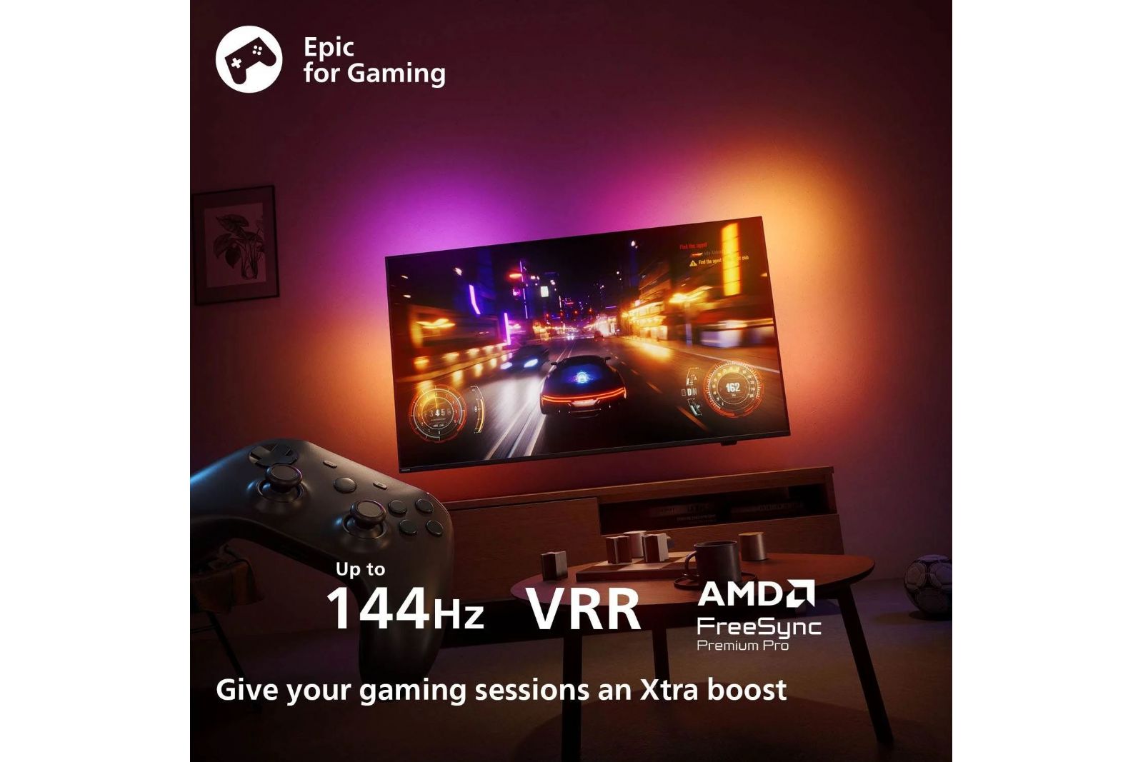 TV-apparater Philips 75MLED950/12 The Xtra 4K Ambilight TV