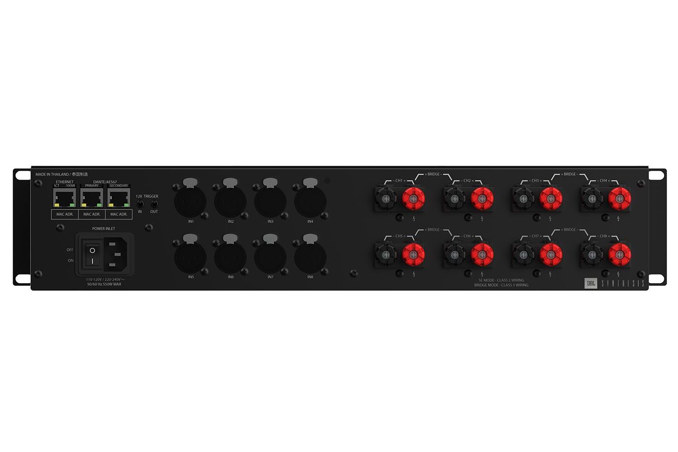 Förstärkare JBL Synthesis SMA-8300 8-kanals Klass D slutsteg