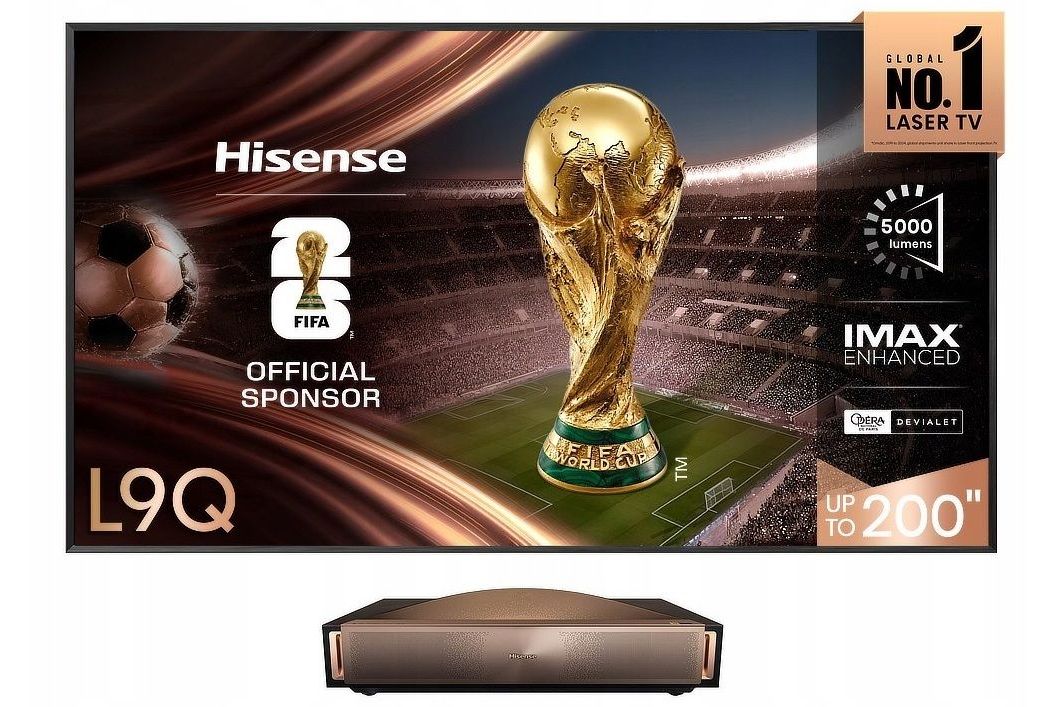 Projektorer Hisense 100L9QD 4K Trichroma Laser TV 100 tum