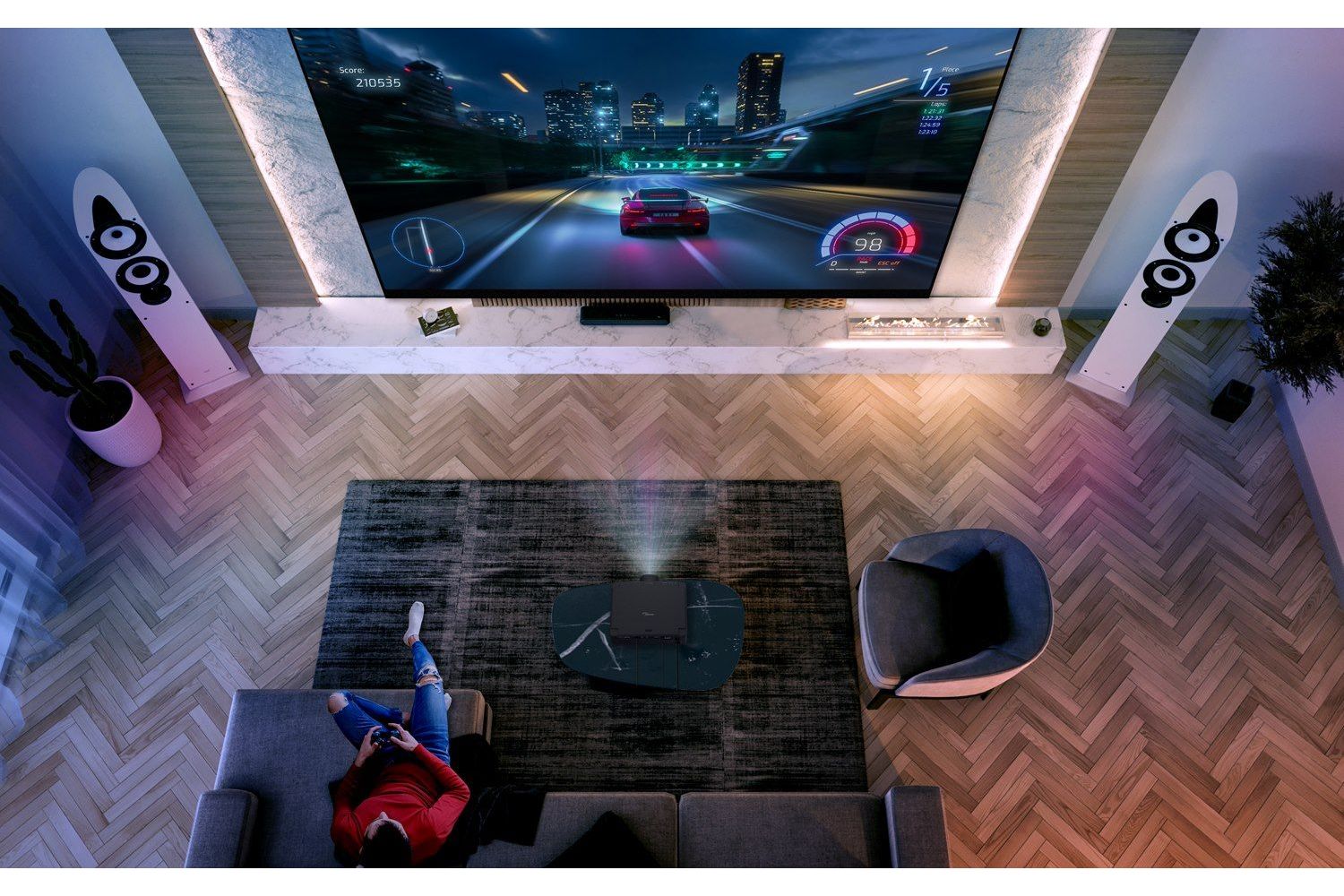 Projektorer Optoma UHZ78LV 4K HDR Laserprojektor