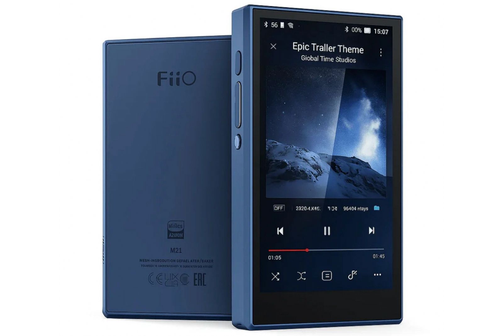 Blu-Ray/Mediaspelare FiiO M21 High-Res Lossless musikspelare