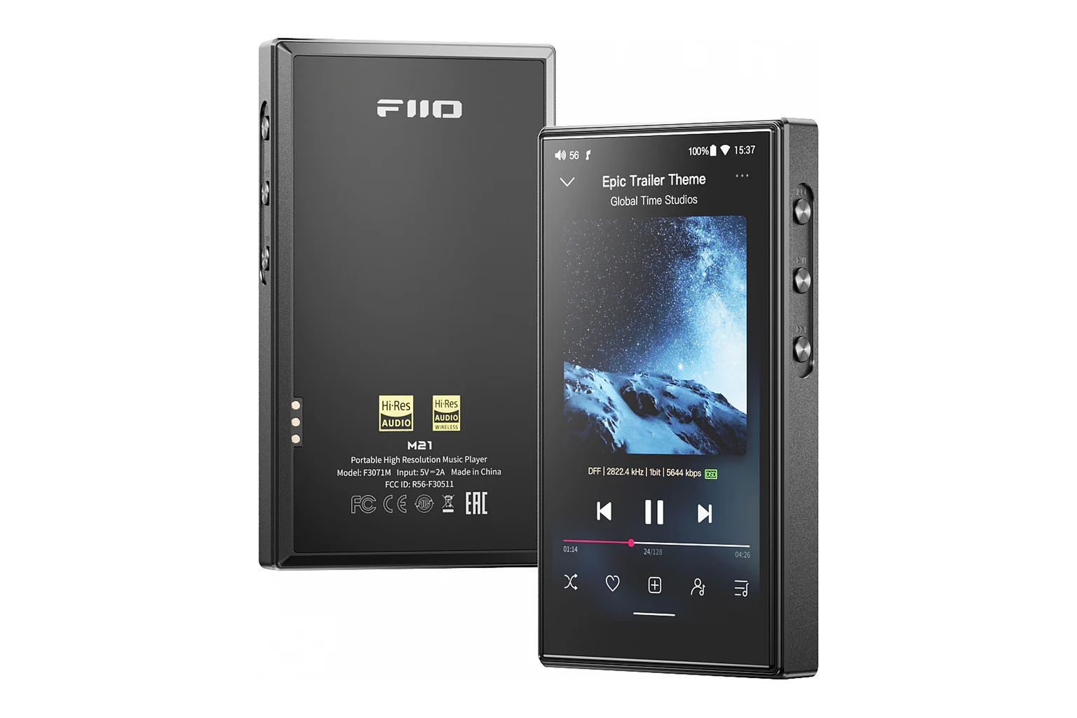 Blu-Ray/Mediaspelare FiiO M21 High-Res Lossless musikspelare