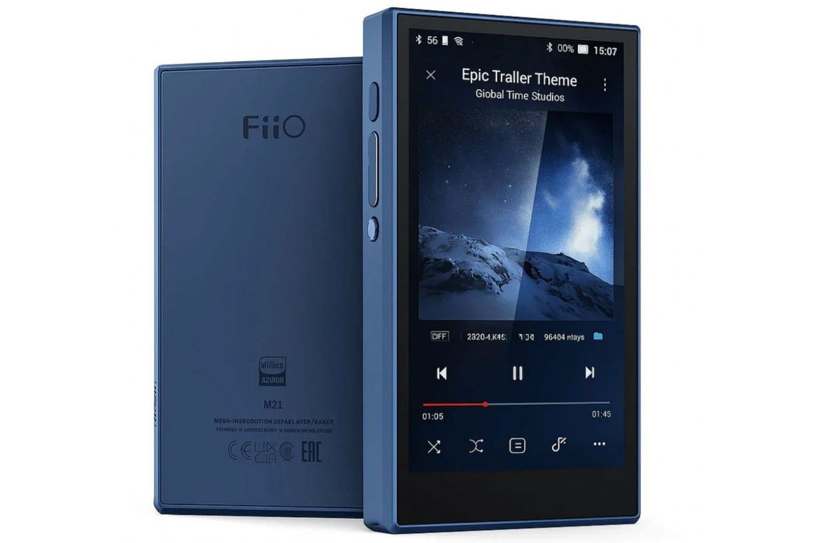 Blu-Ray/Mediaspelare FiiO M21 High-Res Lossless musikspelare