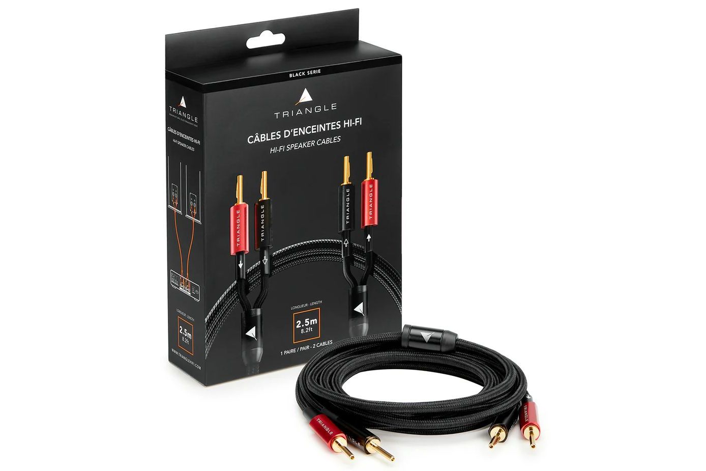 Kablar Triangle BLACK Series Högtalarkabel