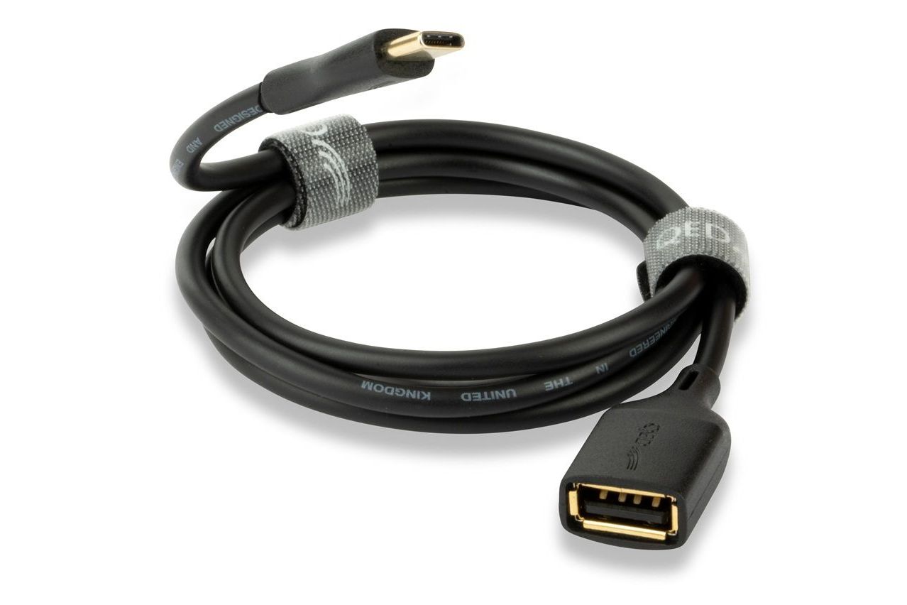Kablar QED Connect USB-A (F) till USB-C (M)