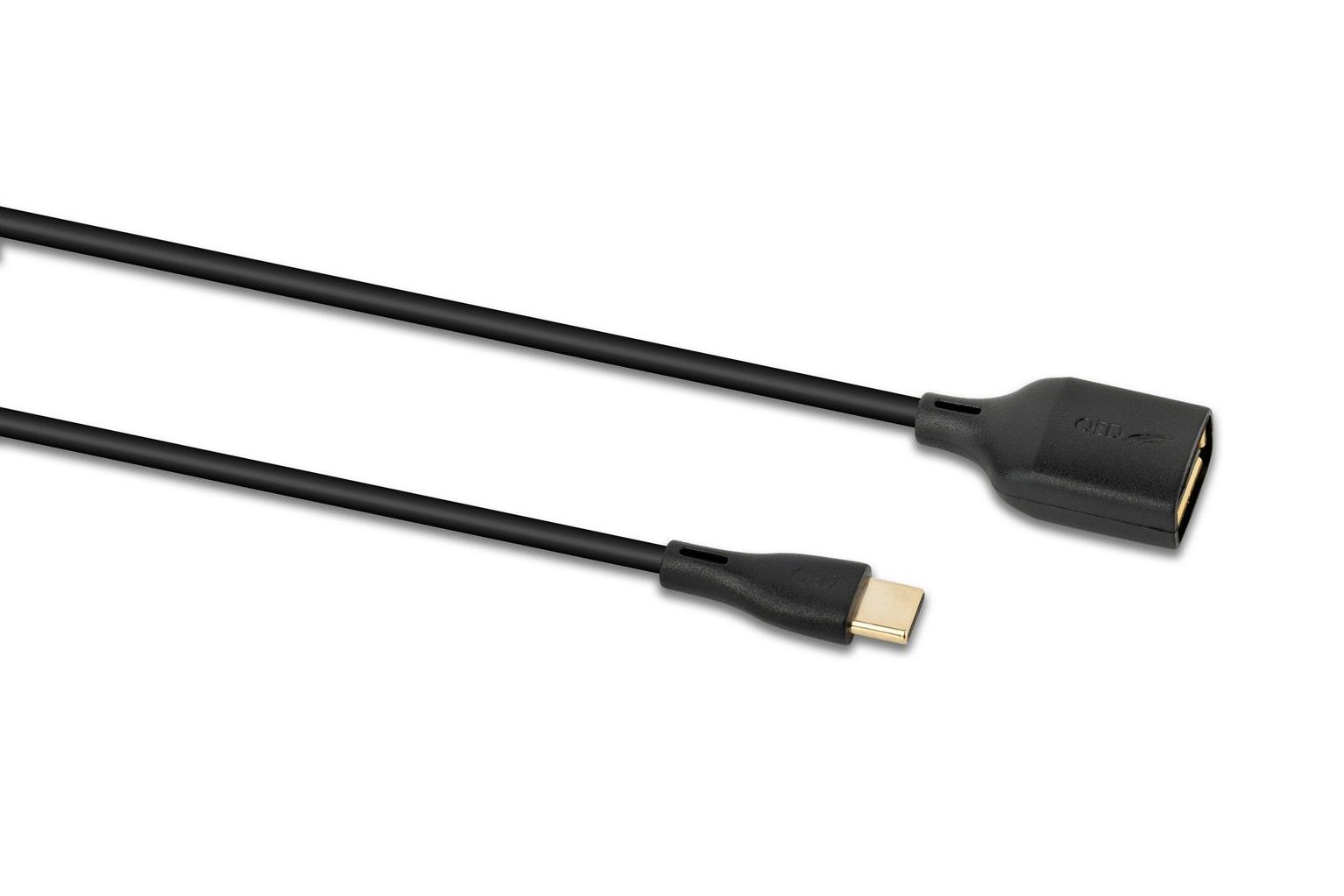 Kablar QED Connect USB-A (F) till USB-C (M)
