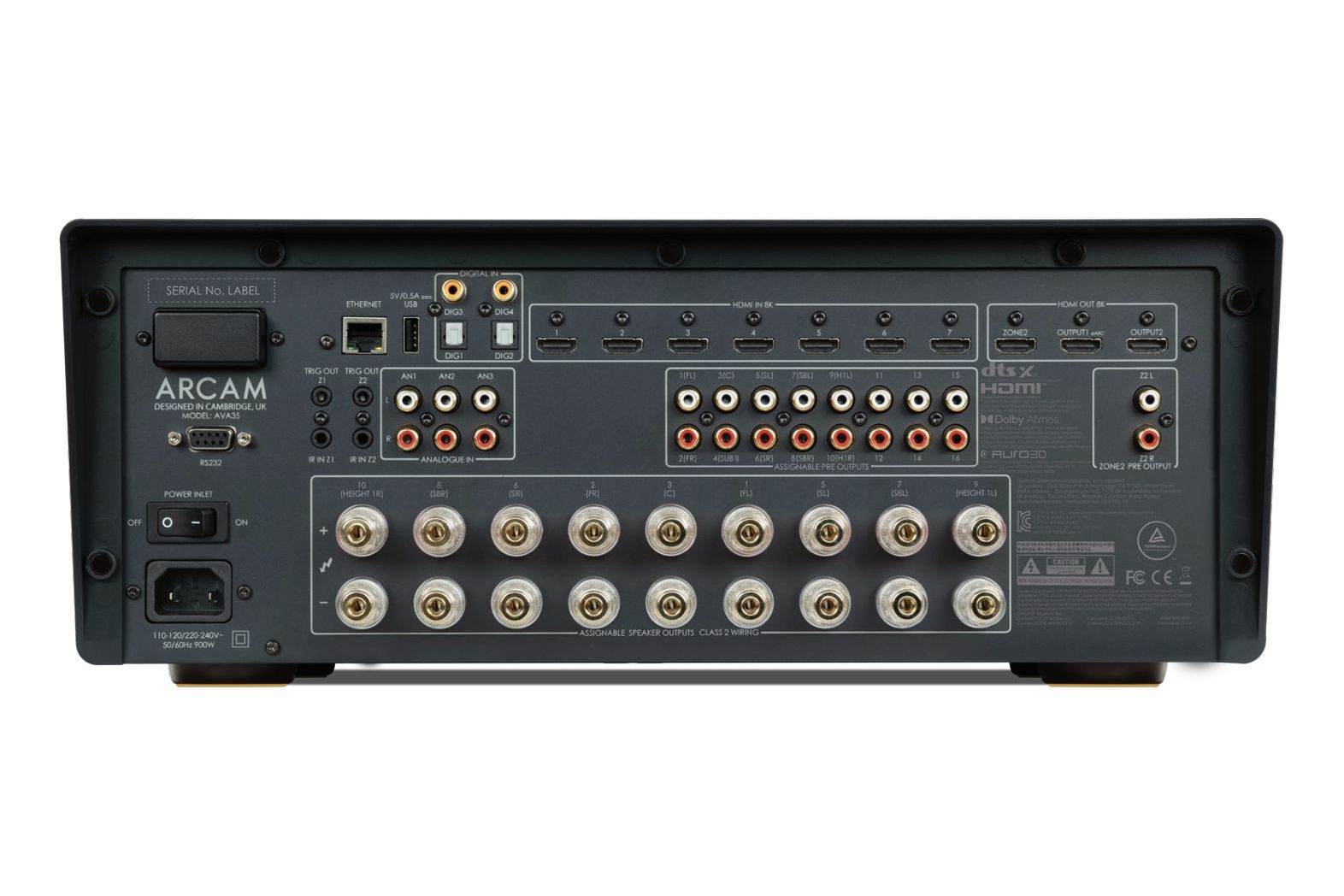 Förstärkare Arcam AVA35 16-kanals A/V-receiver