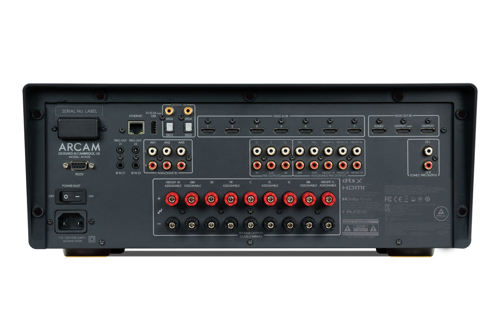 Förstärkare Arcam AVA25 16-kanals A/V-receiver