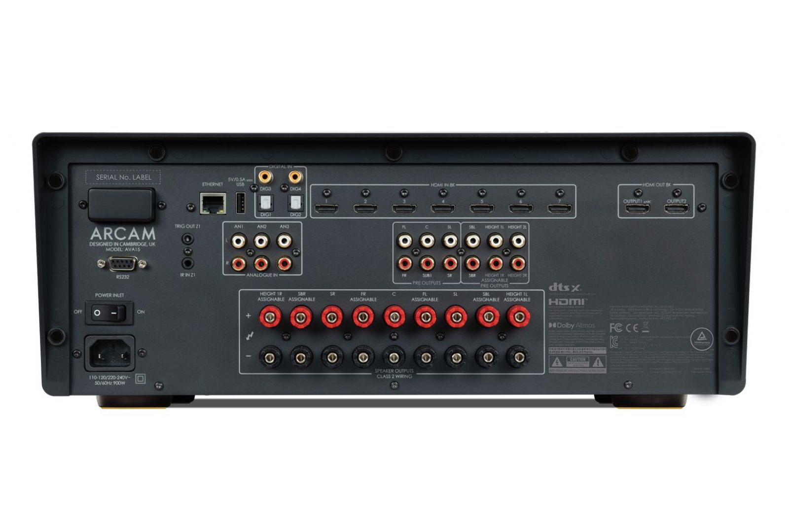Förstärkare Arcam AVA15 12-kanals A/V-receiver