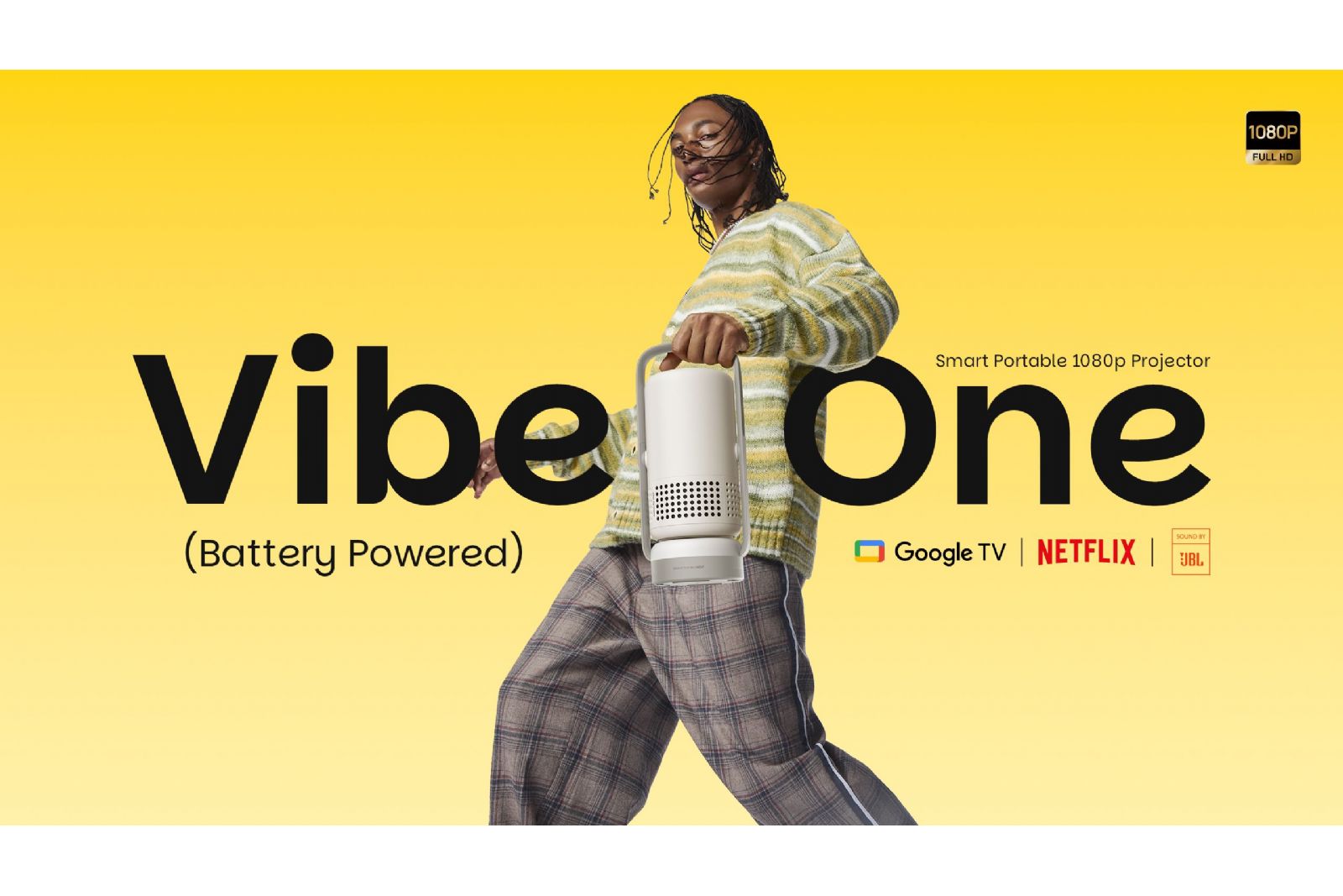 Projektorer XGIMI Vibe One (Battery Powered) 1080p GTV