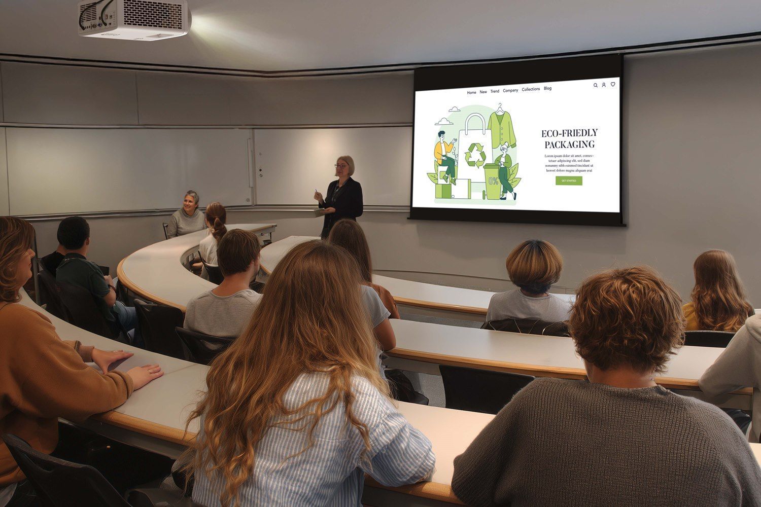 Projektorer Optoma HZ151X Full HD laserprojektor