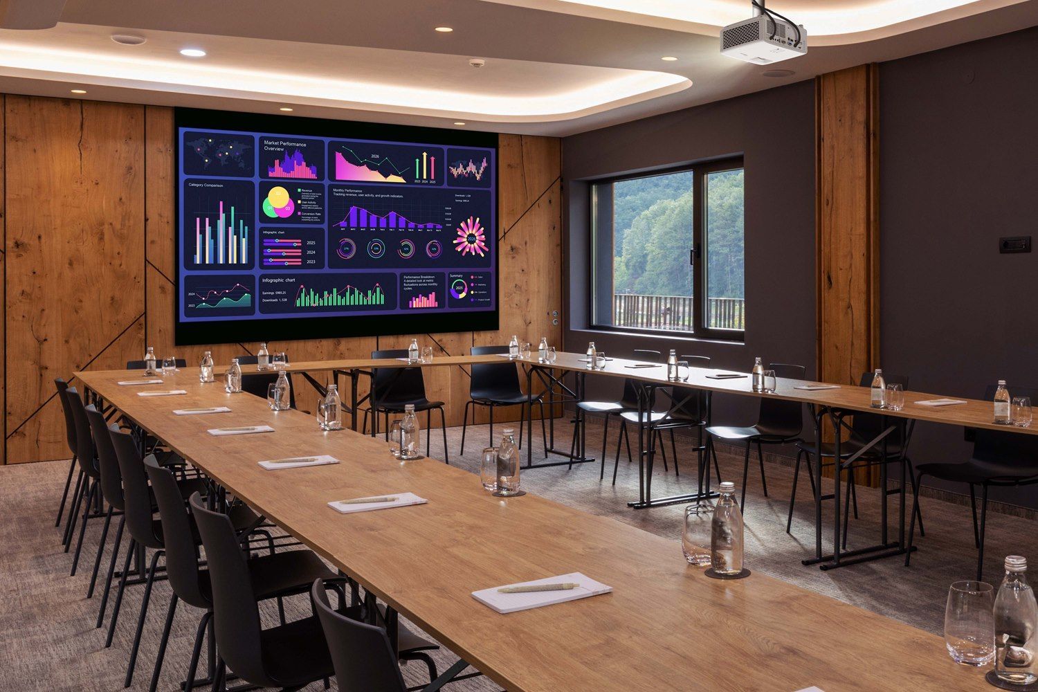 Projektorer Optoma HZ151X Full HD laserprojektor